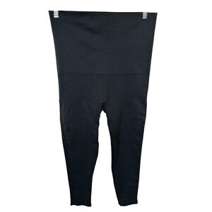 Mother Tucker Smarter Shapewear Dark Gray Leggings Wide Belly Band Women's XL